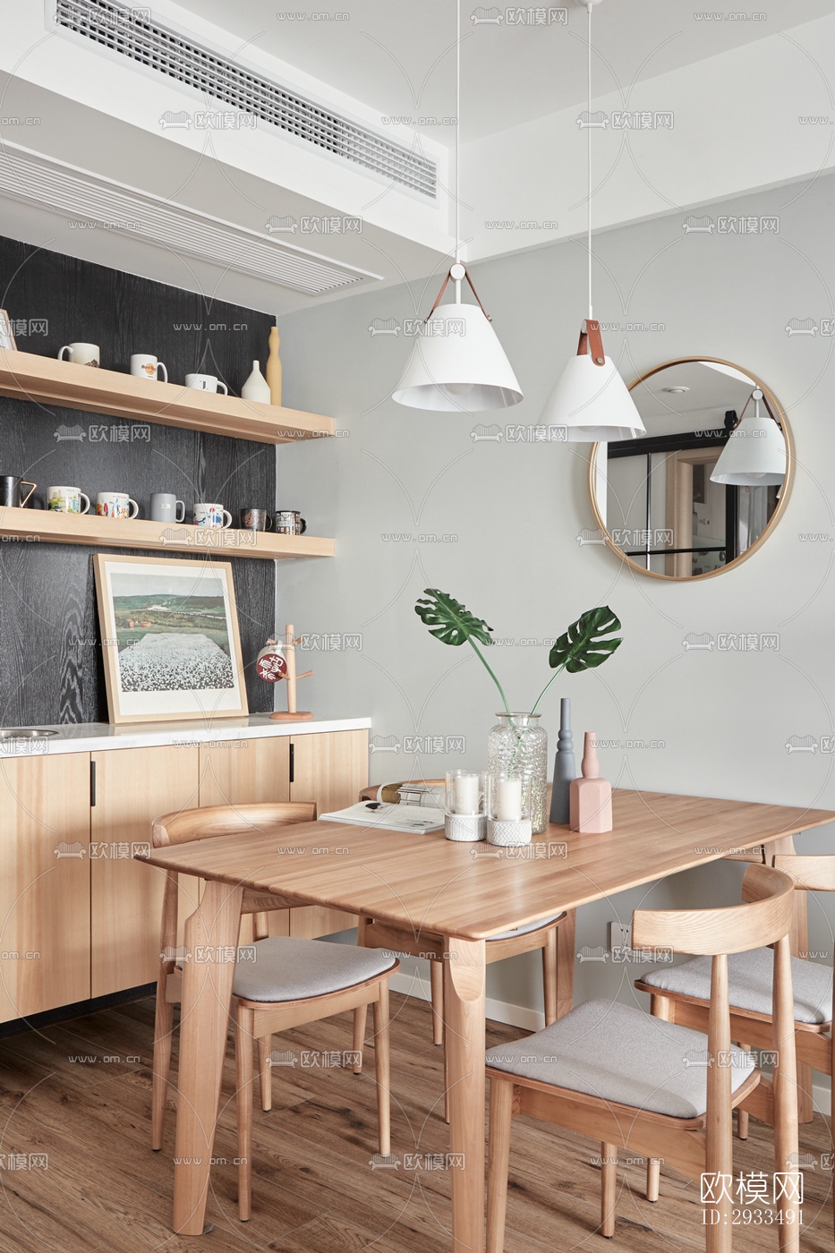 北欧公寓效果图下载（渲染图8）