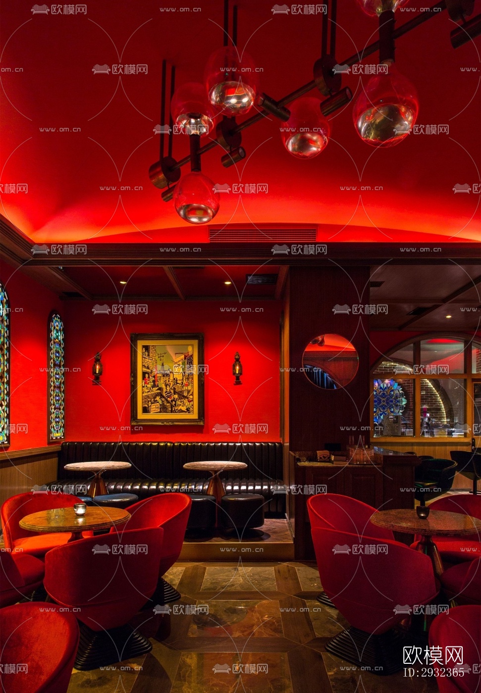 欧式酒吧效果图下载（渲染图16）