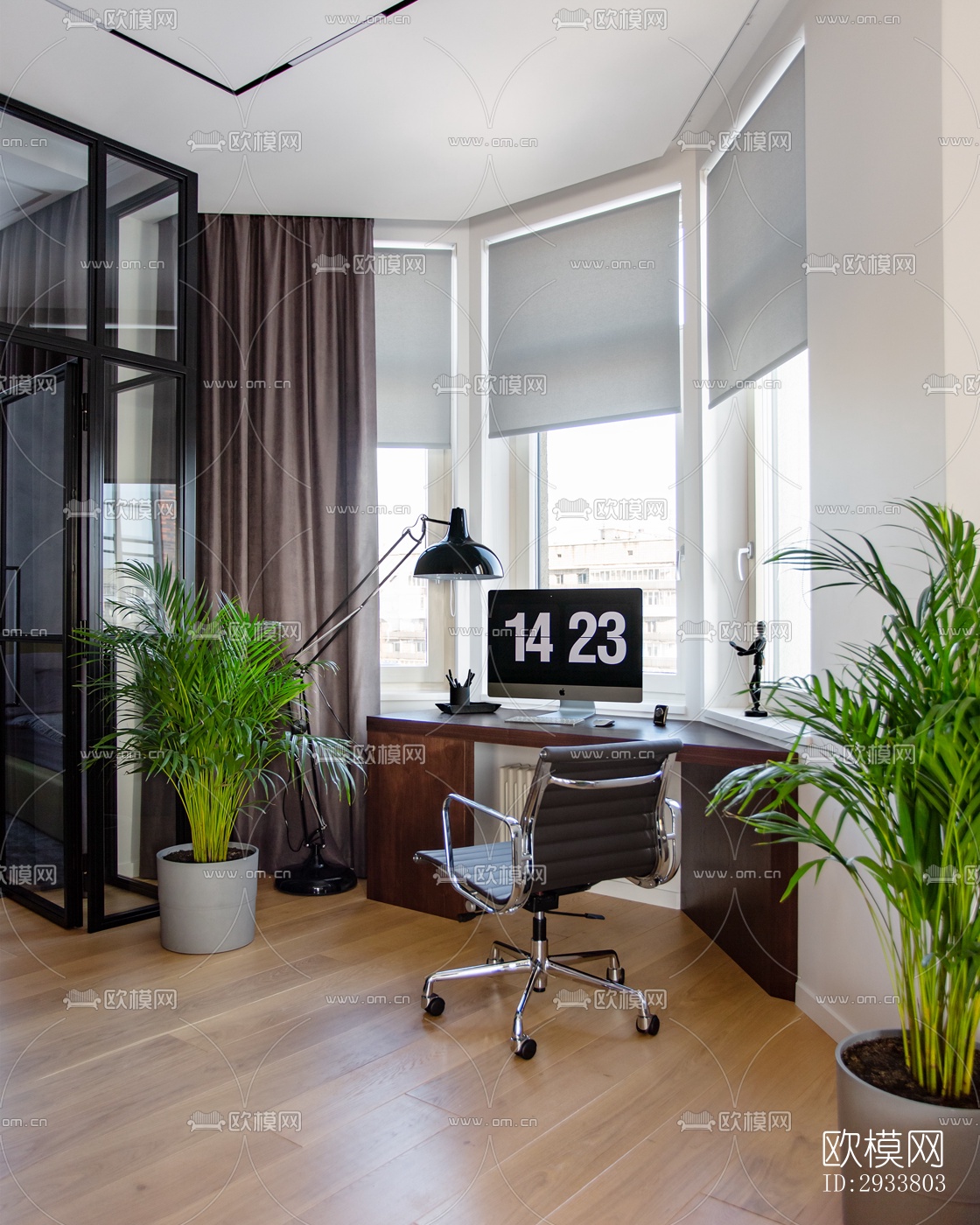 现代公寓效果图下载（渲染图4）