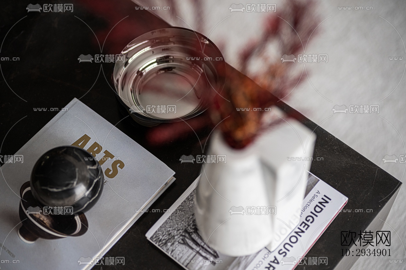 现代平层效果图下载（渲染图19）