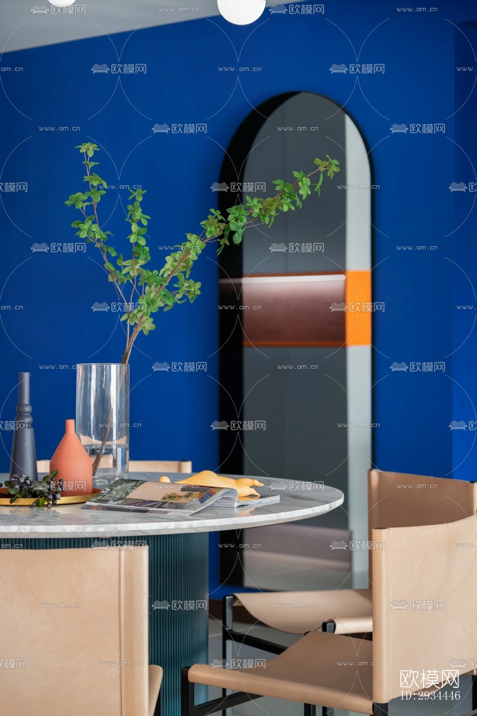 后现代平层效果图下载（渲染图7）