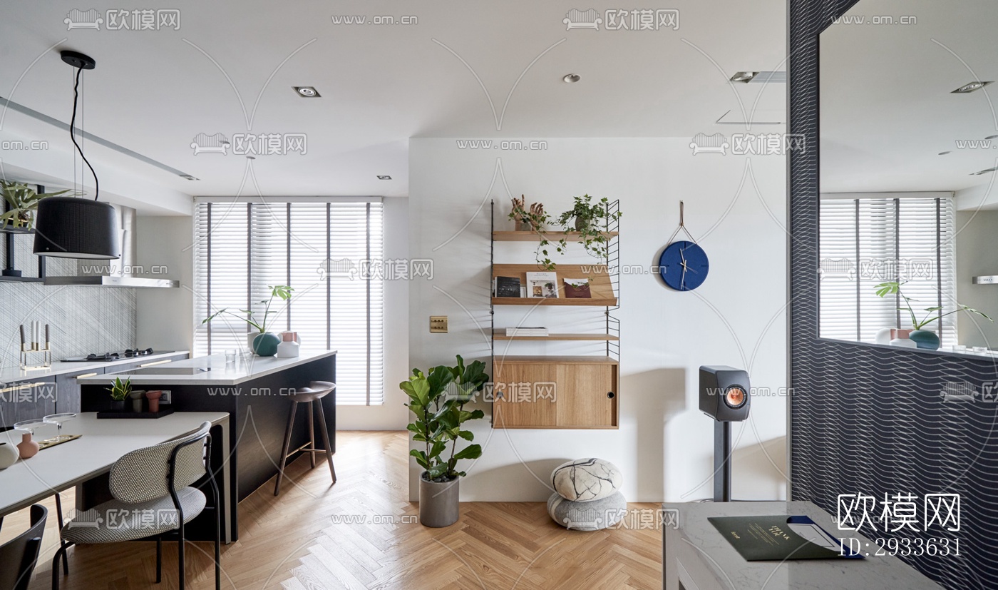 北欧公寓效果图下载（渲染图19）