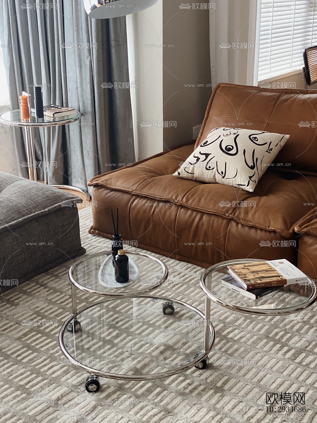 欧式平层效果图下载（渲染图18）