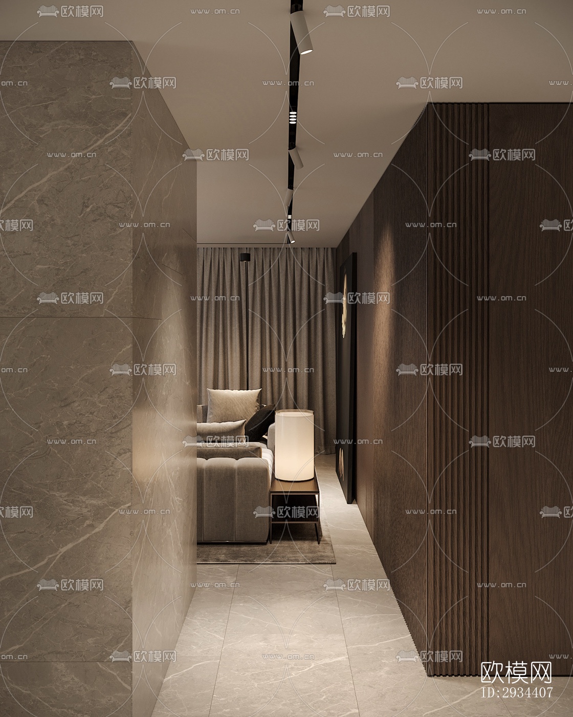 北欧平层效果图下载（渲染图17）