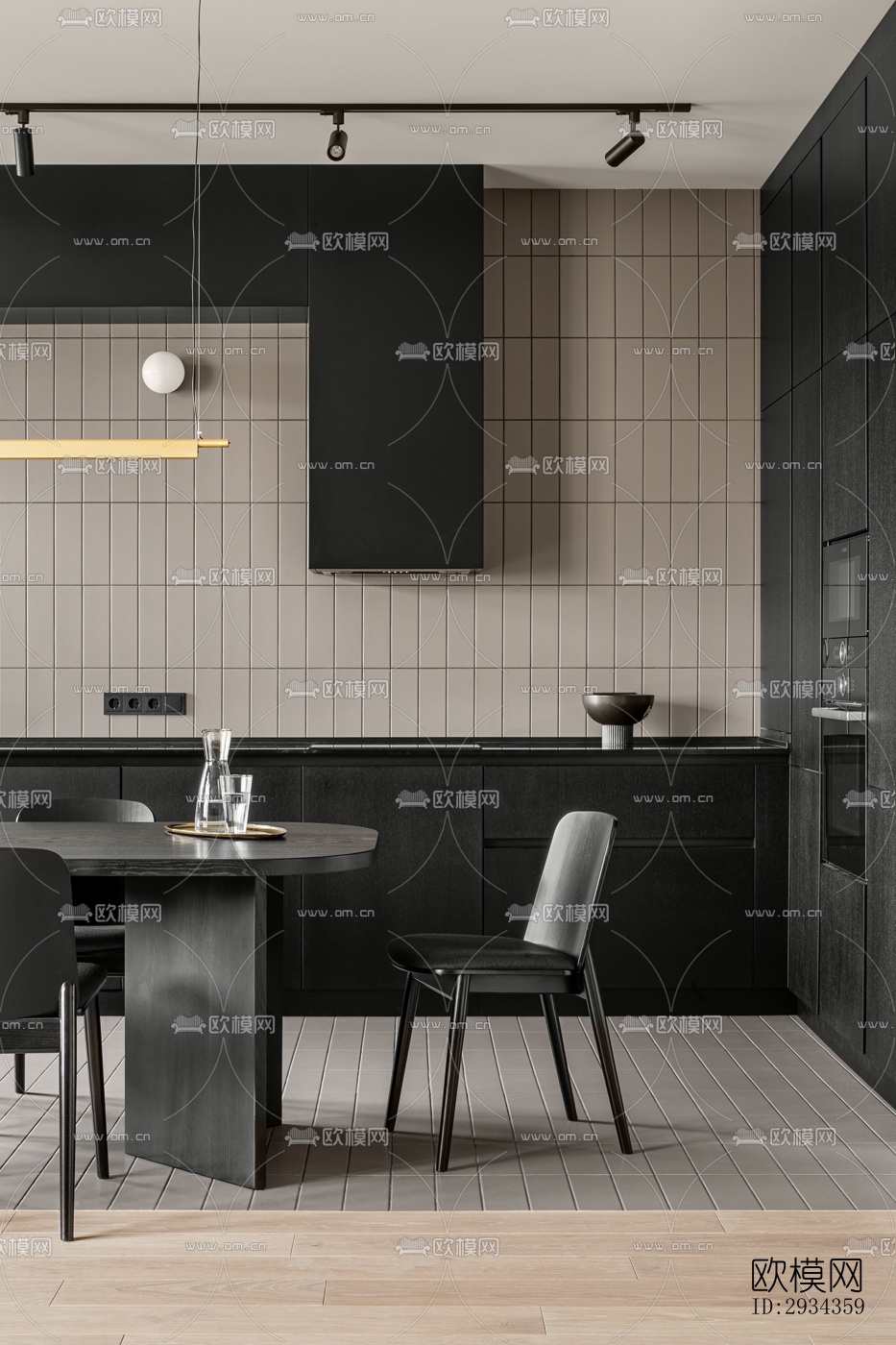 侘寂平层效果图下载（渲染图16）