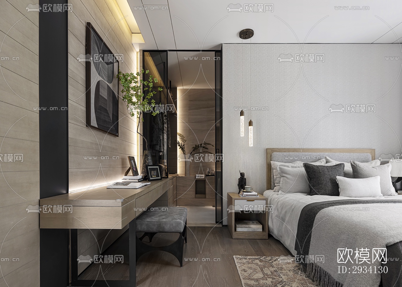 现代别墅效果图下载（渲染图2）