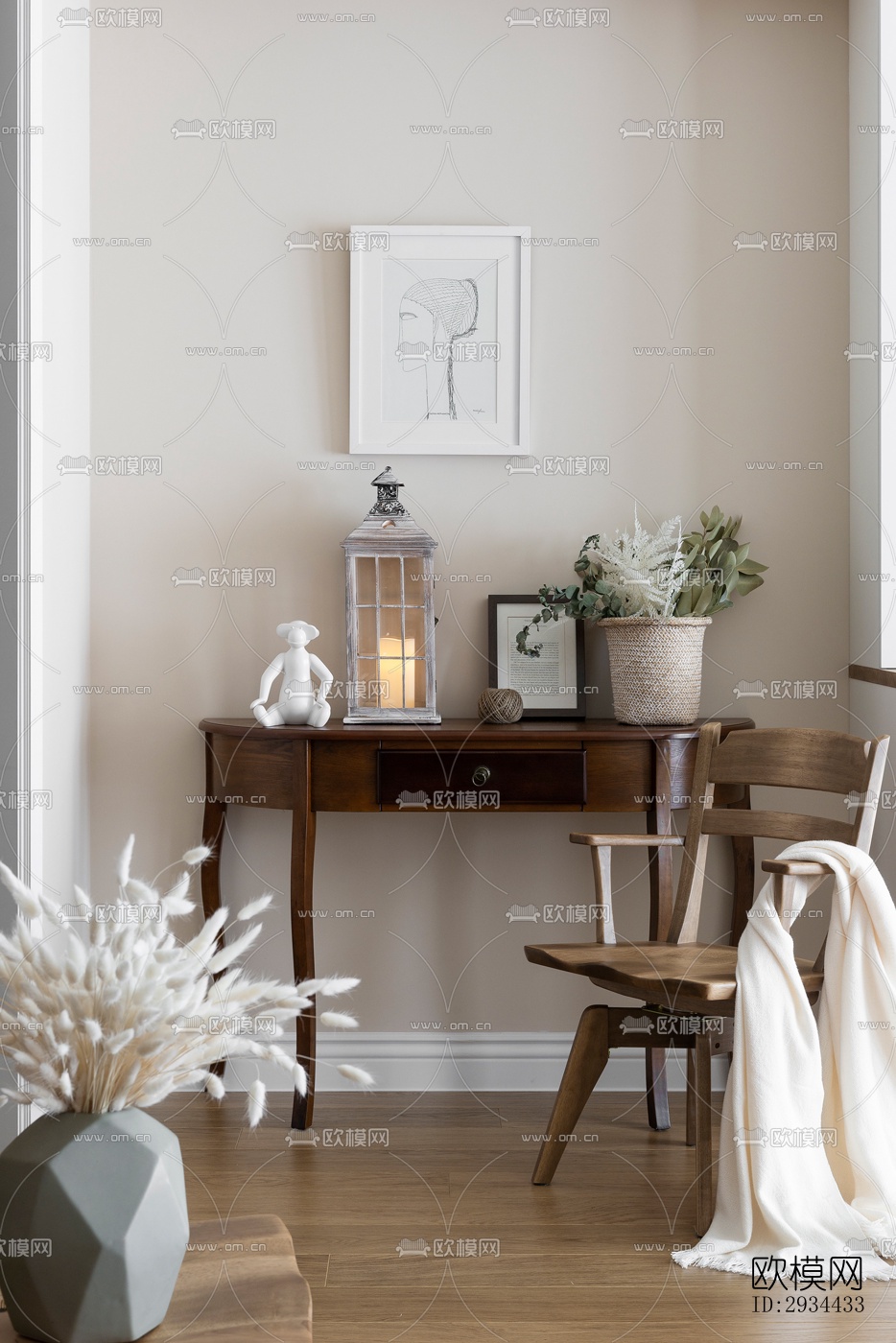 北欧平层效果图下载（渲染图7）