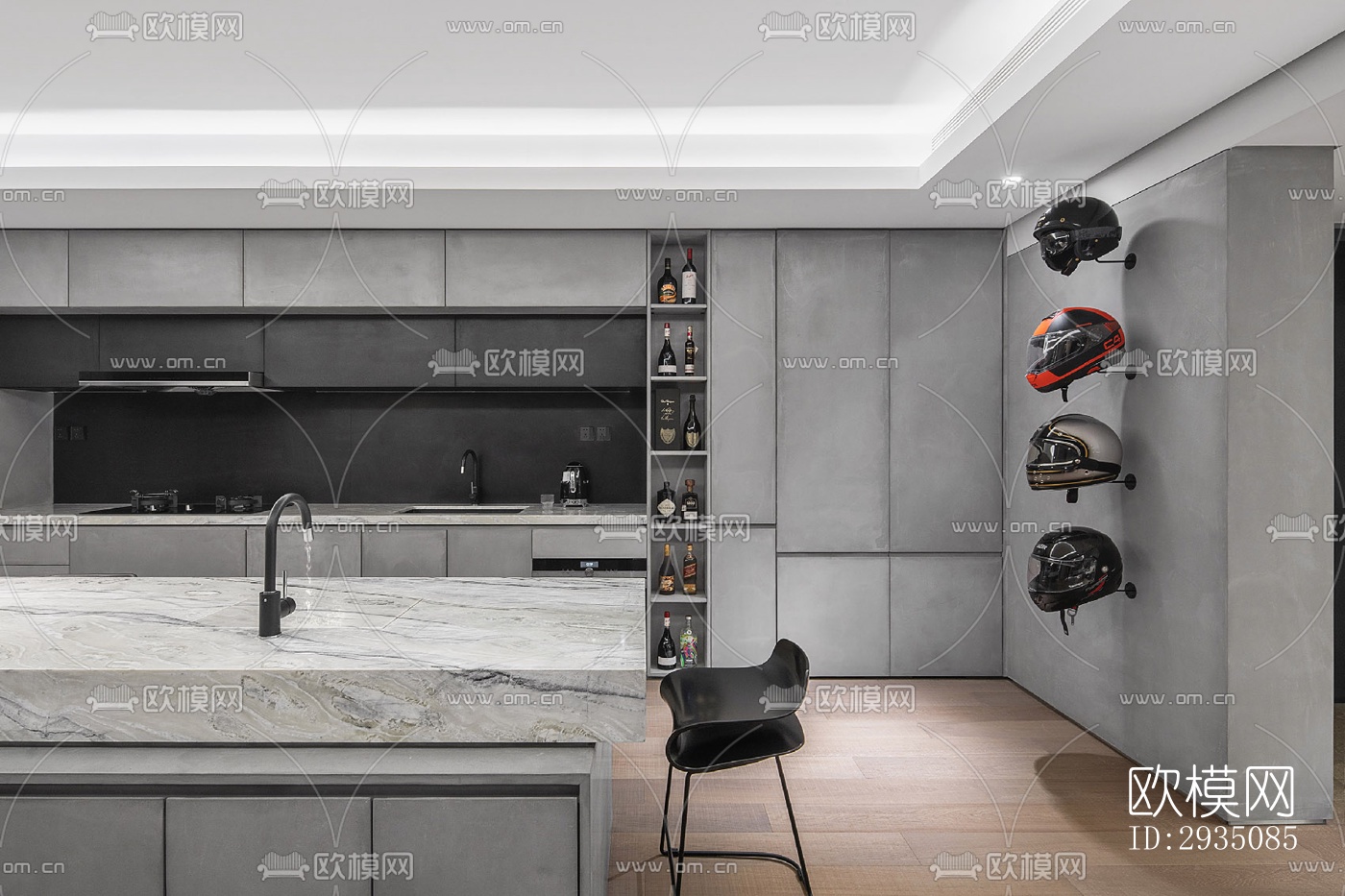 高级灰平层效果图下载（渲染图9）