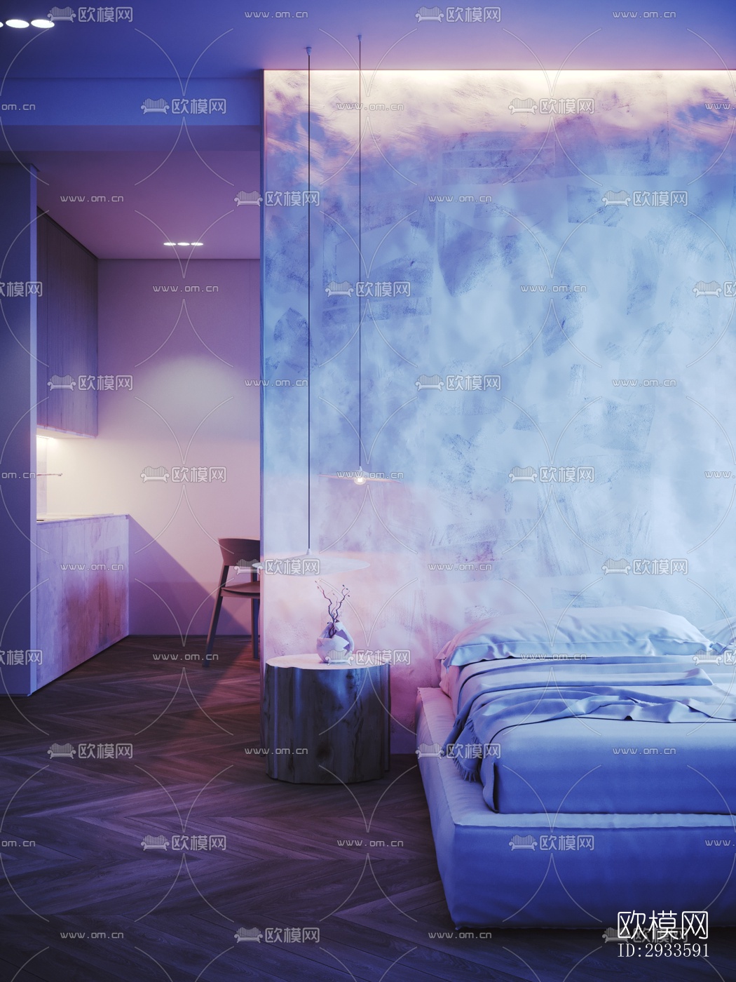 北欧公寓效果图下载（渲染图18）