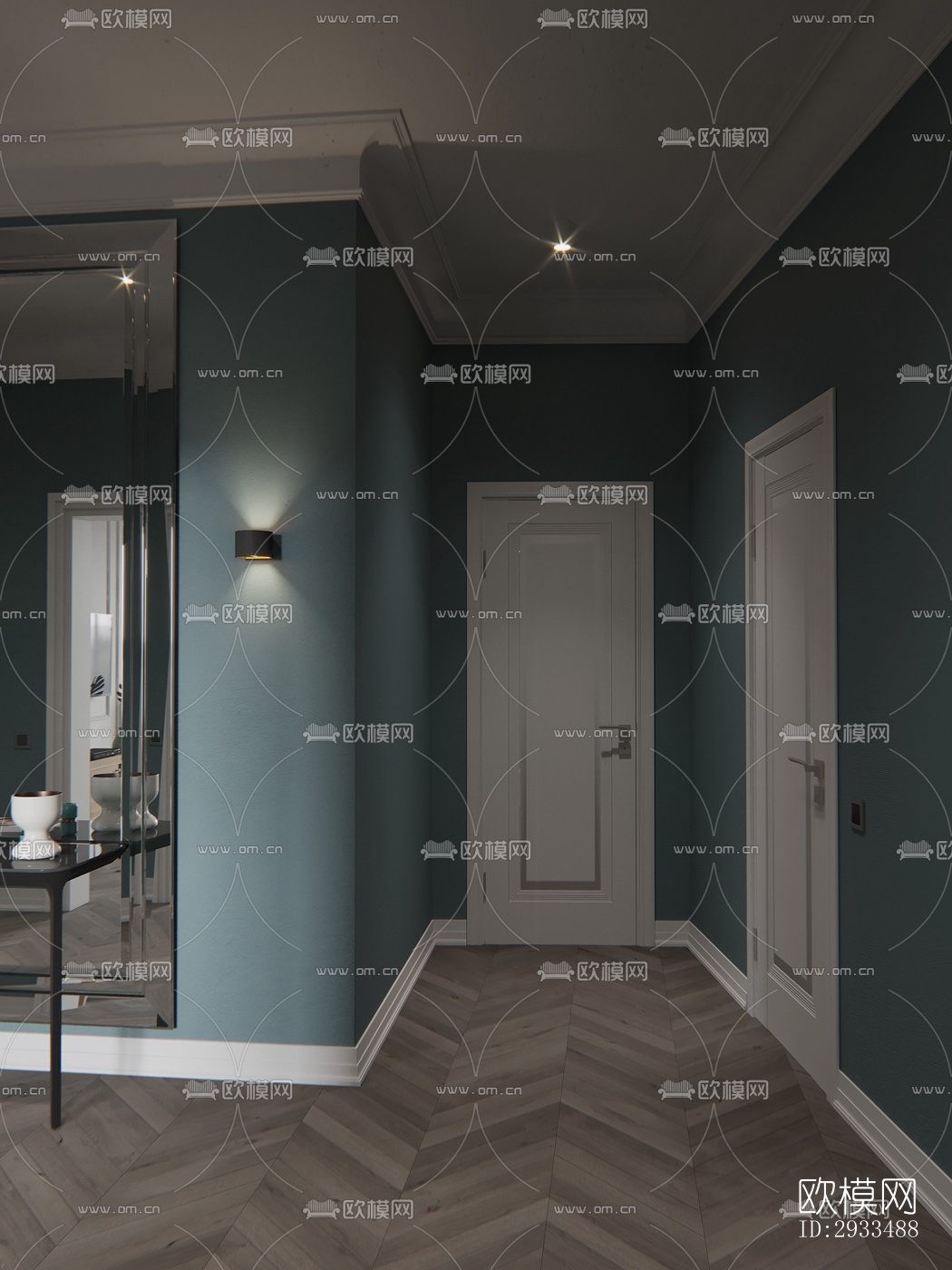 北欧公寓效果图下载（渲染图12）