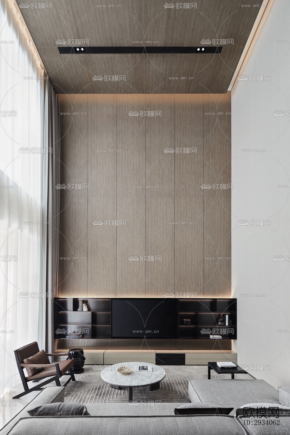 现代别墅效果图下载（渲染图5）