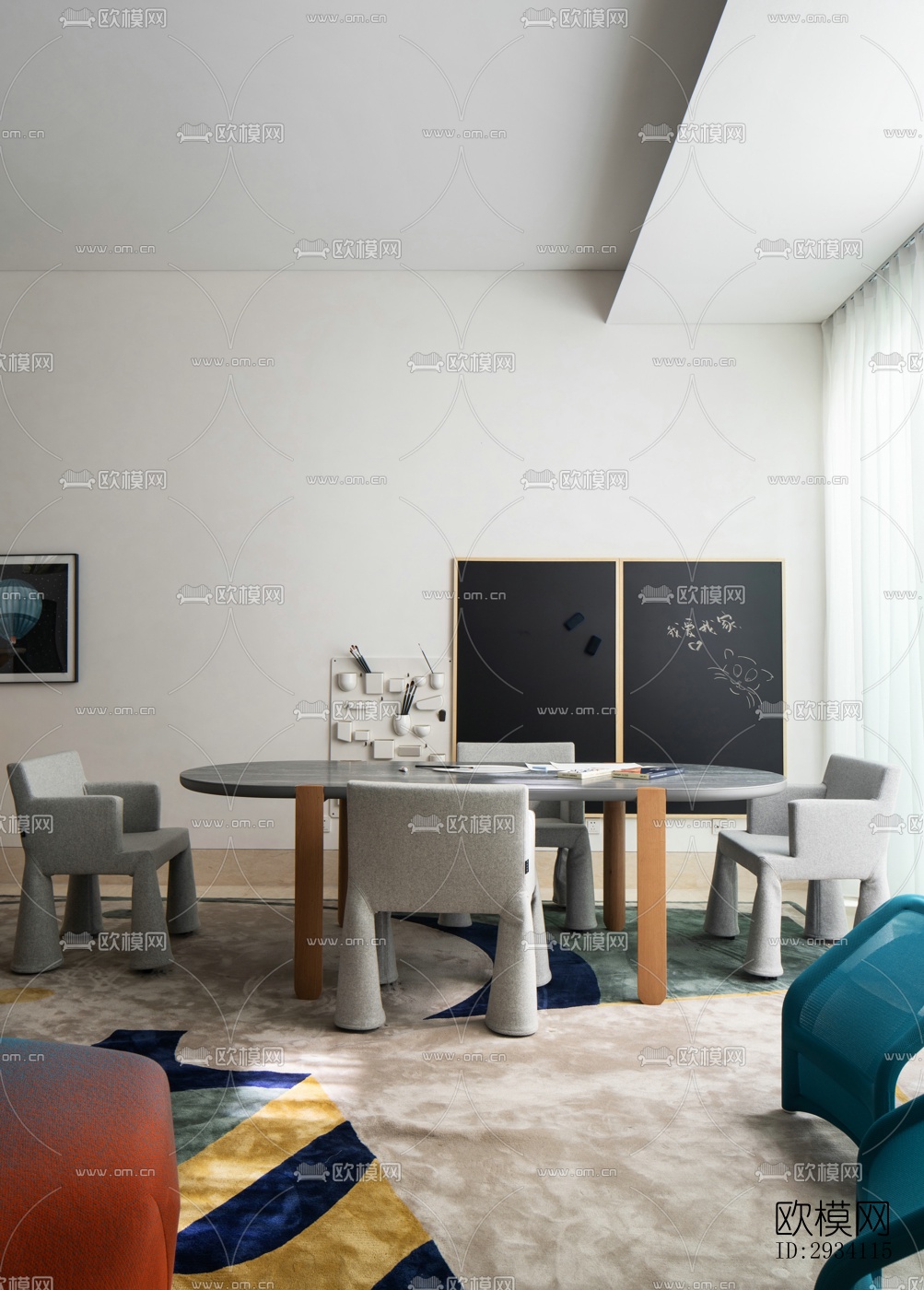 现代别墅效果图下载（渲染图5）