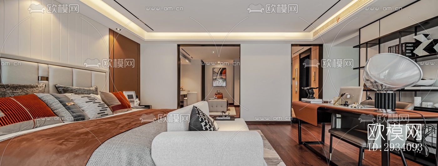 现代别墅效果图下载（渲染图4）