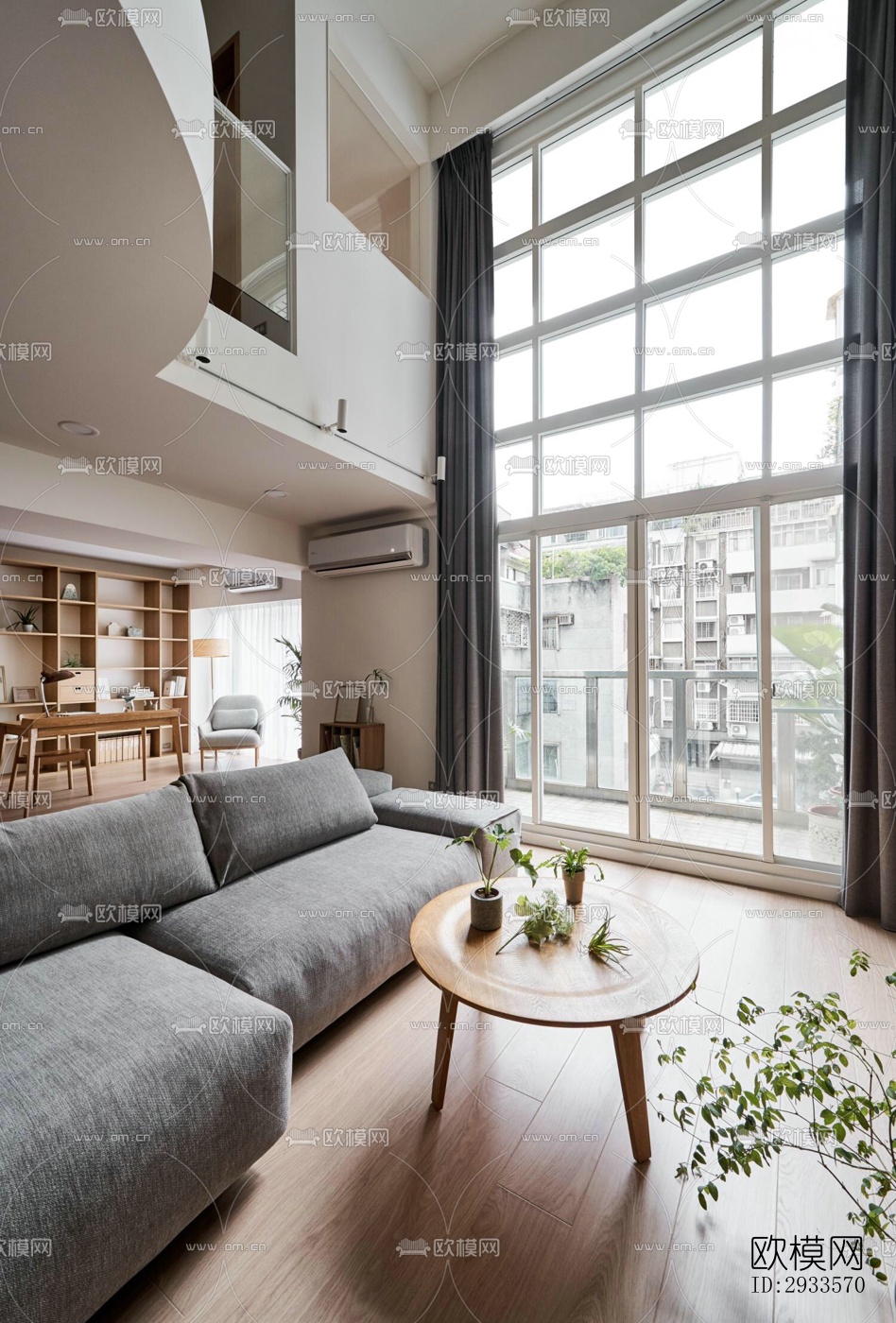 北欧公寓效果图下载（渲染图4）