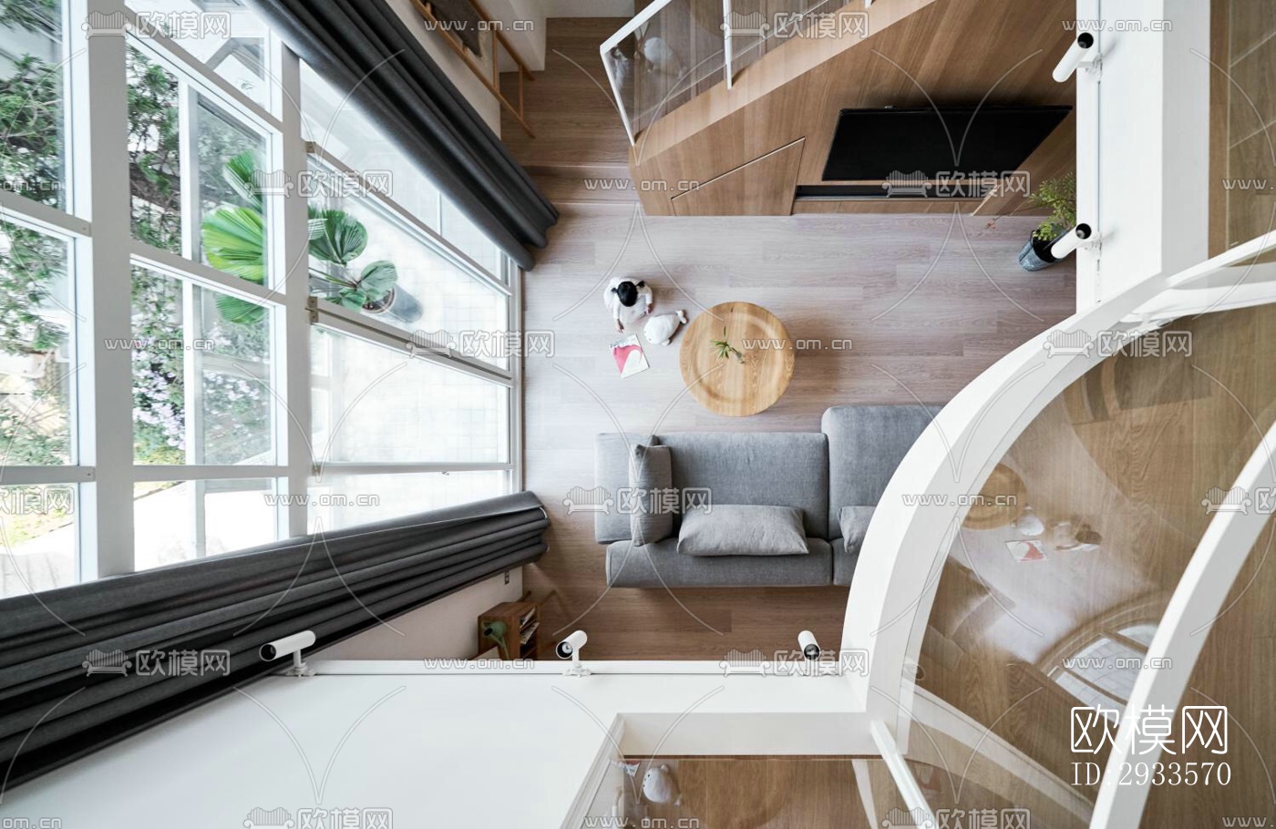 北欧公寓效果图下载（渲染图10）