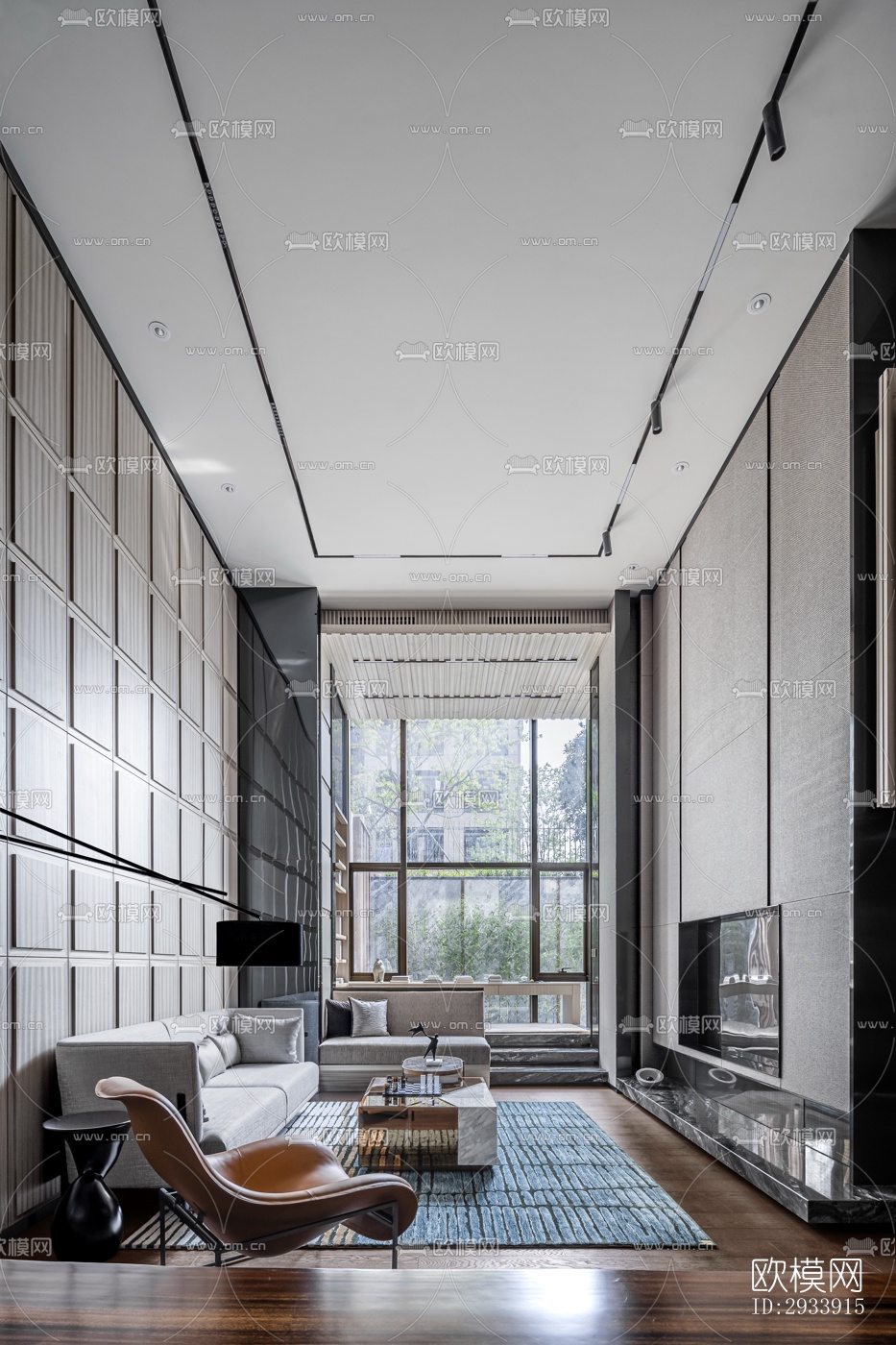 新中式别墅效果图下载（渲染图14）