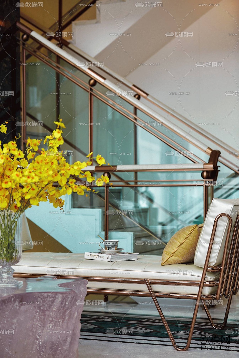 欧式别墅效果图下载（渲染图16）