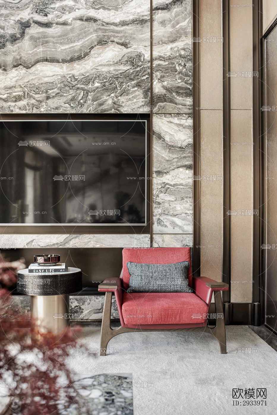 新中式别墅效果图下载（渲染图13）