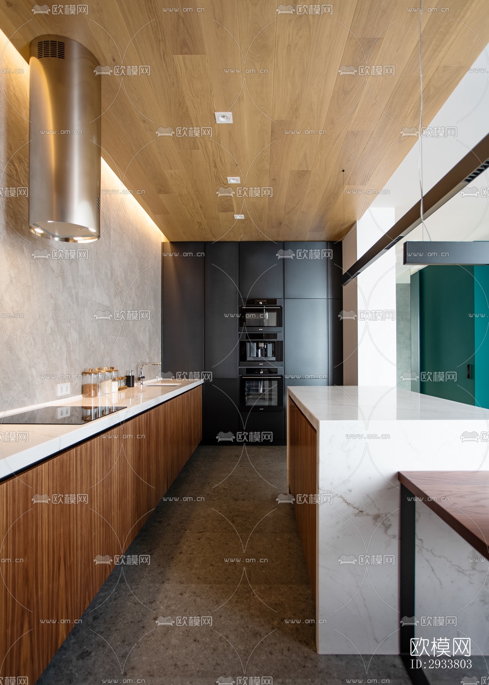 现代公寓效果图下载（渲染图11）