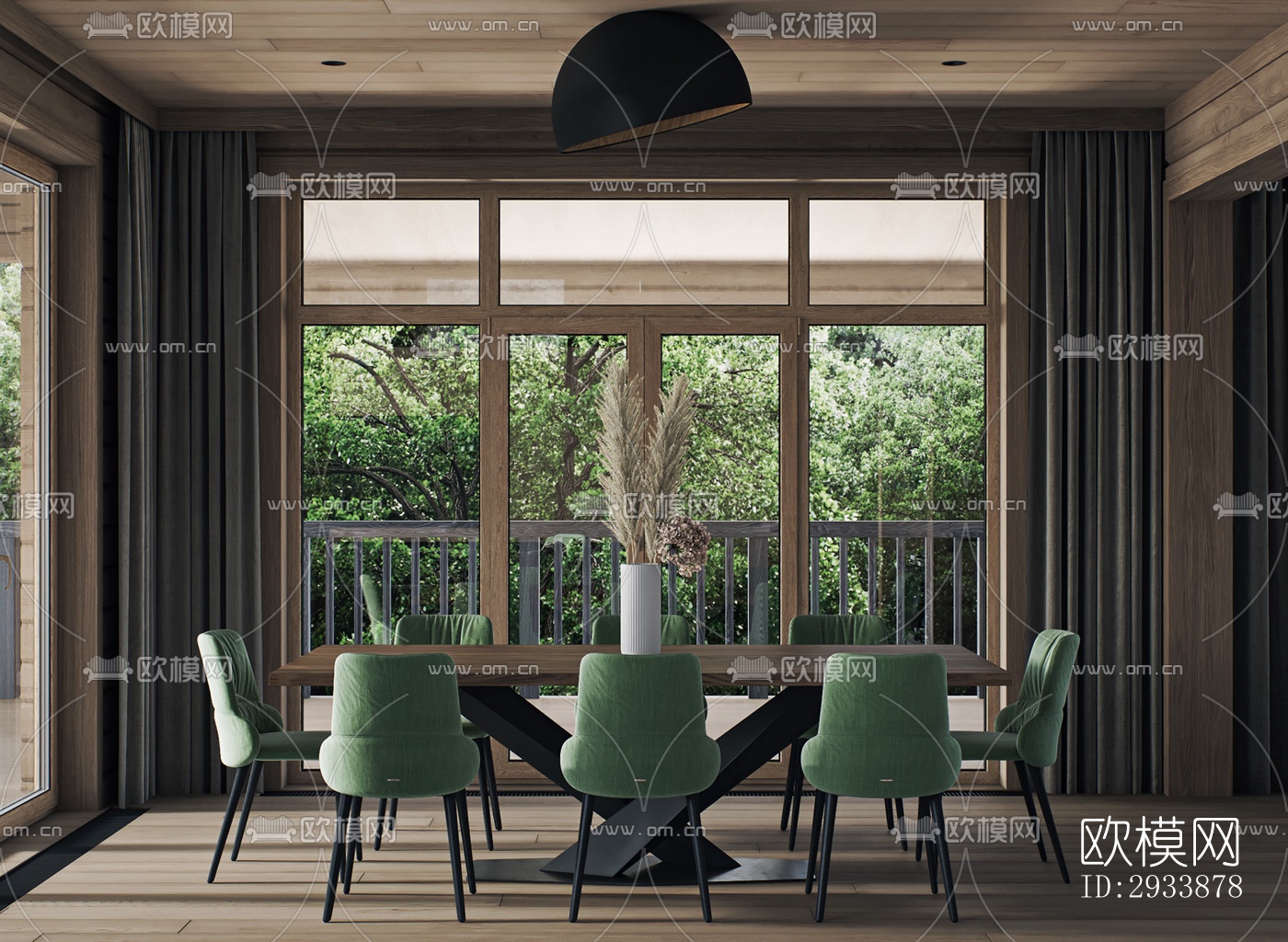 北欧别墅效果图下载（渲染图17）