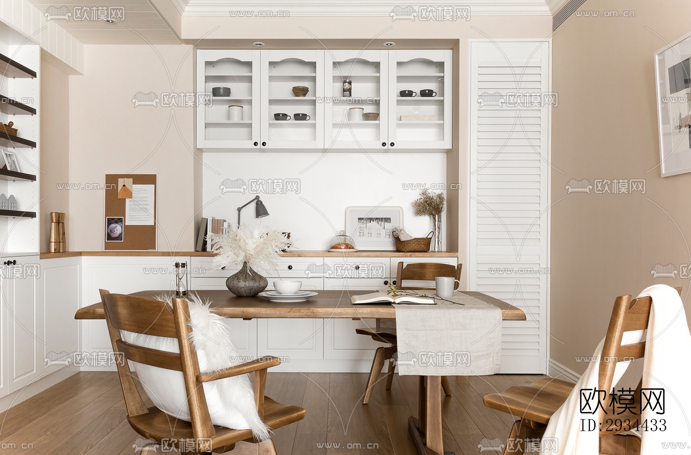 北欧平层效果图下载（渲染图16）