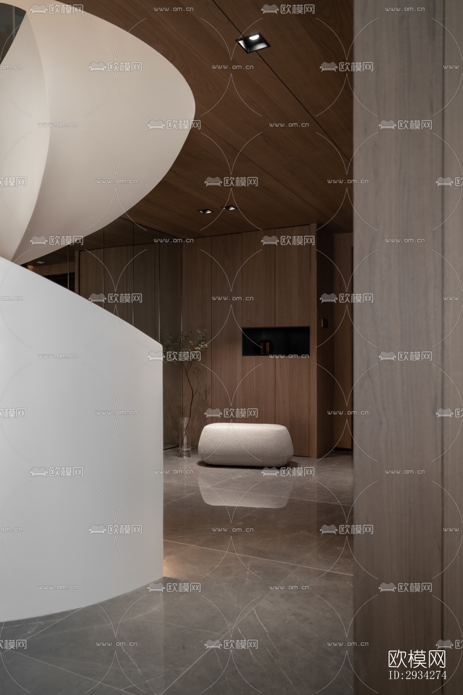 现代复式效果图下载（渲染图18）