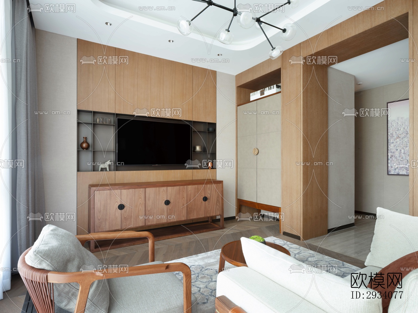 现代别墅效果图下载（渲染图10）