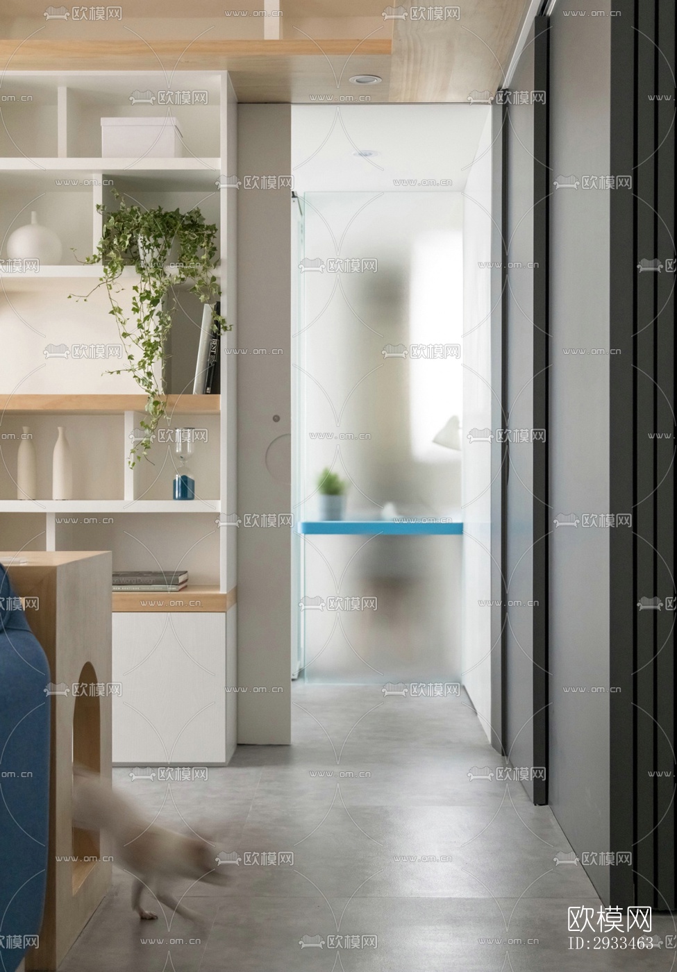 北欧公寓效果图下载（渲染图4）