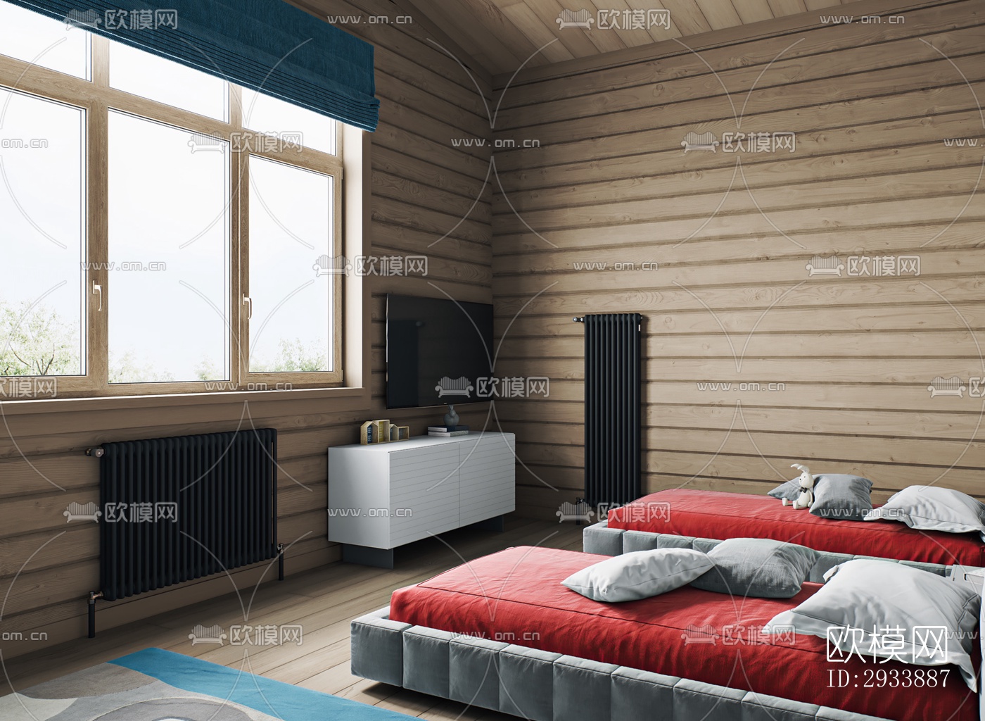 北欧别墅效果图下载（渲染图20）