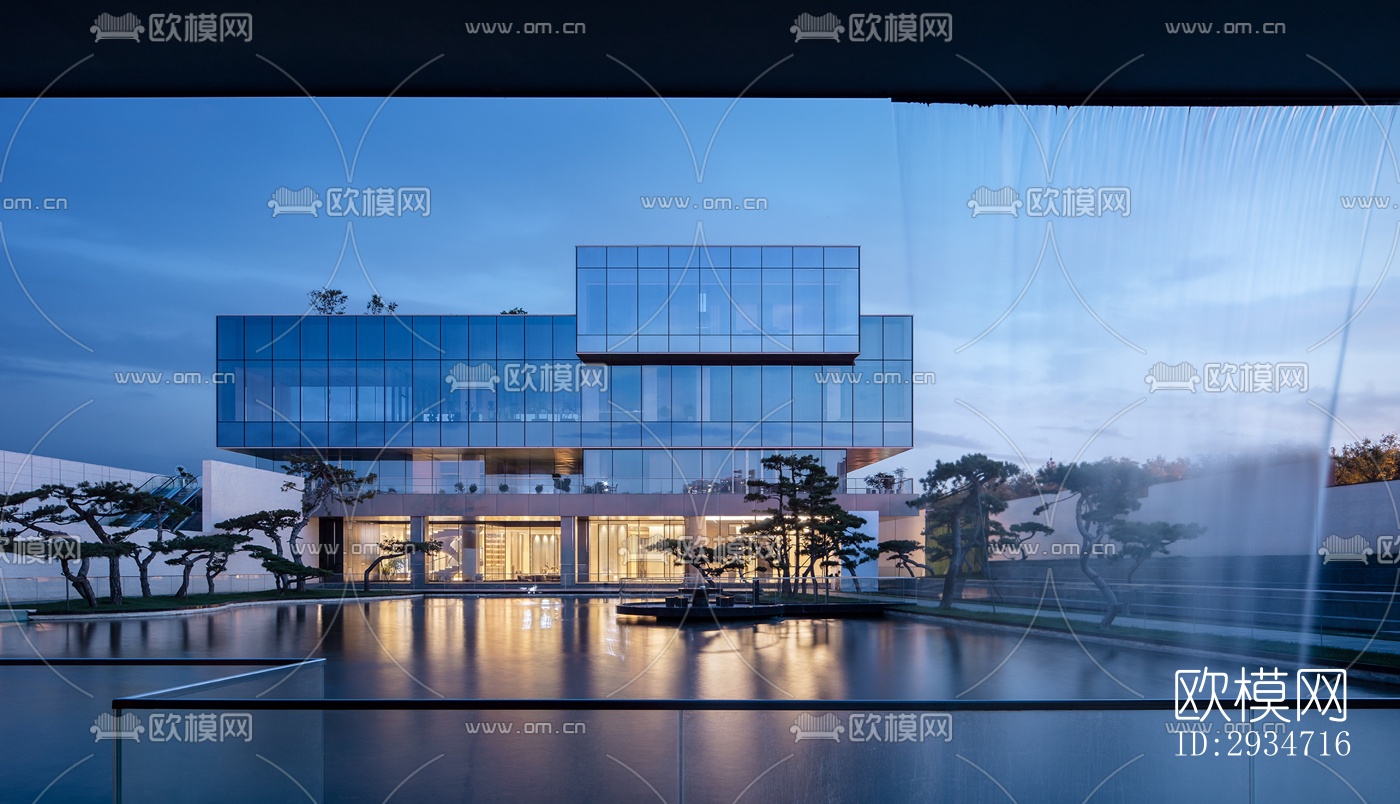 现代平层效果图下载（渲染图10）