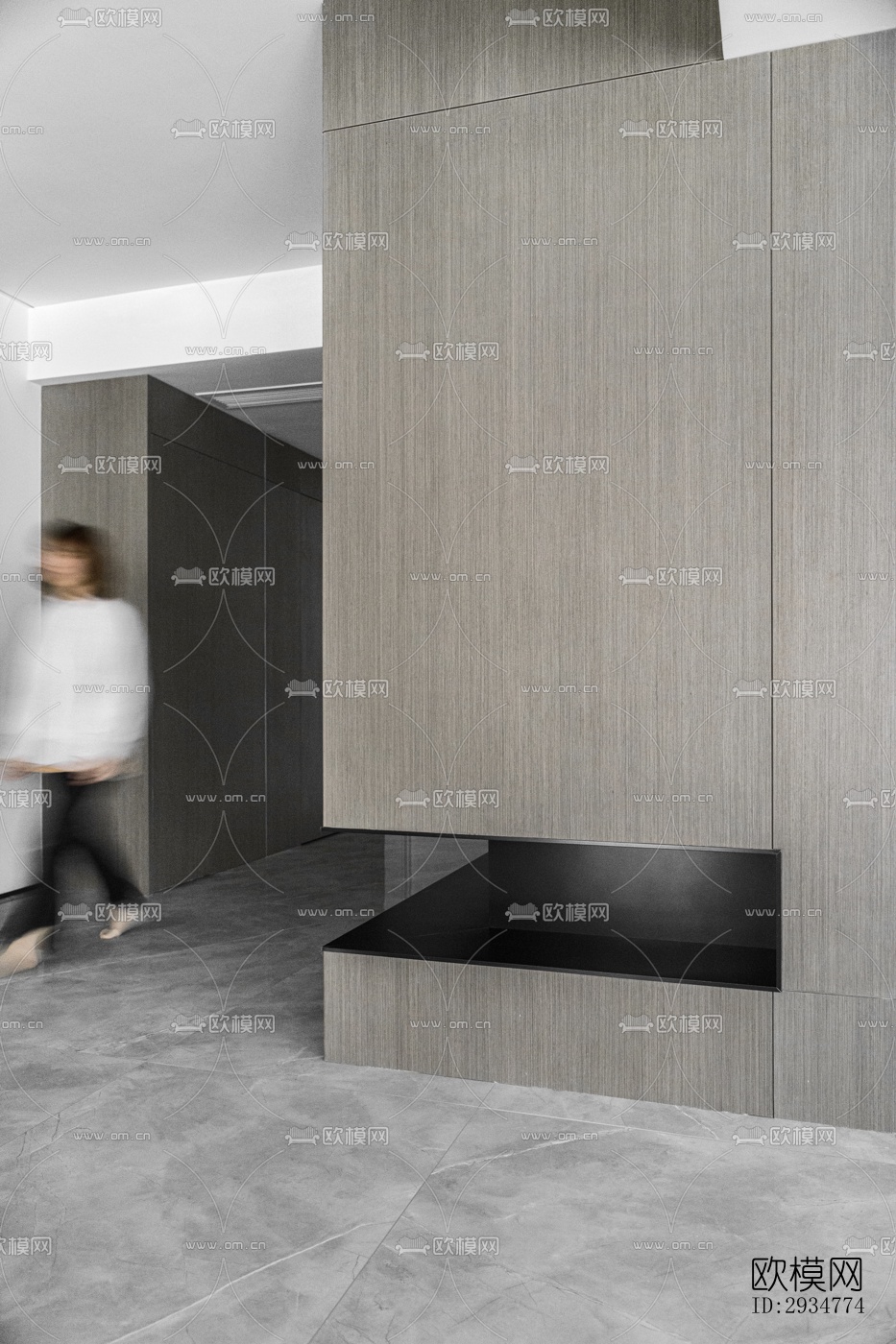 现代平层效果图下载（渲染图7）