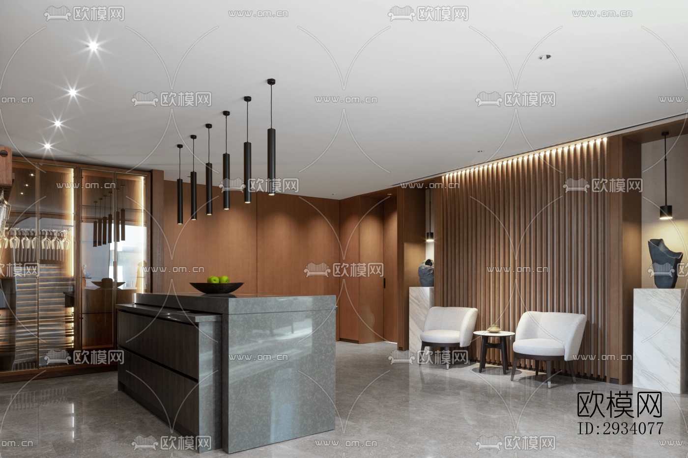 现代别墅效果图下载（渲染图18）