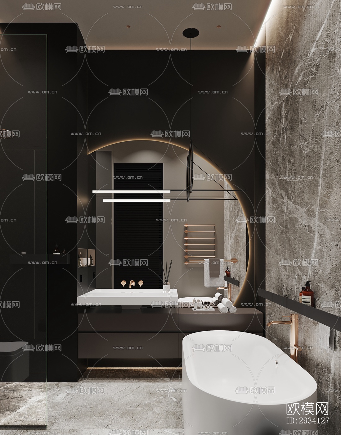 现代别墅效果图下载（渲染图4）