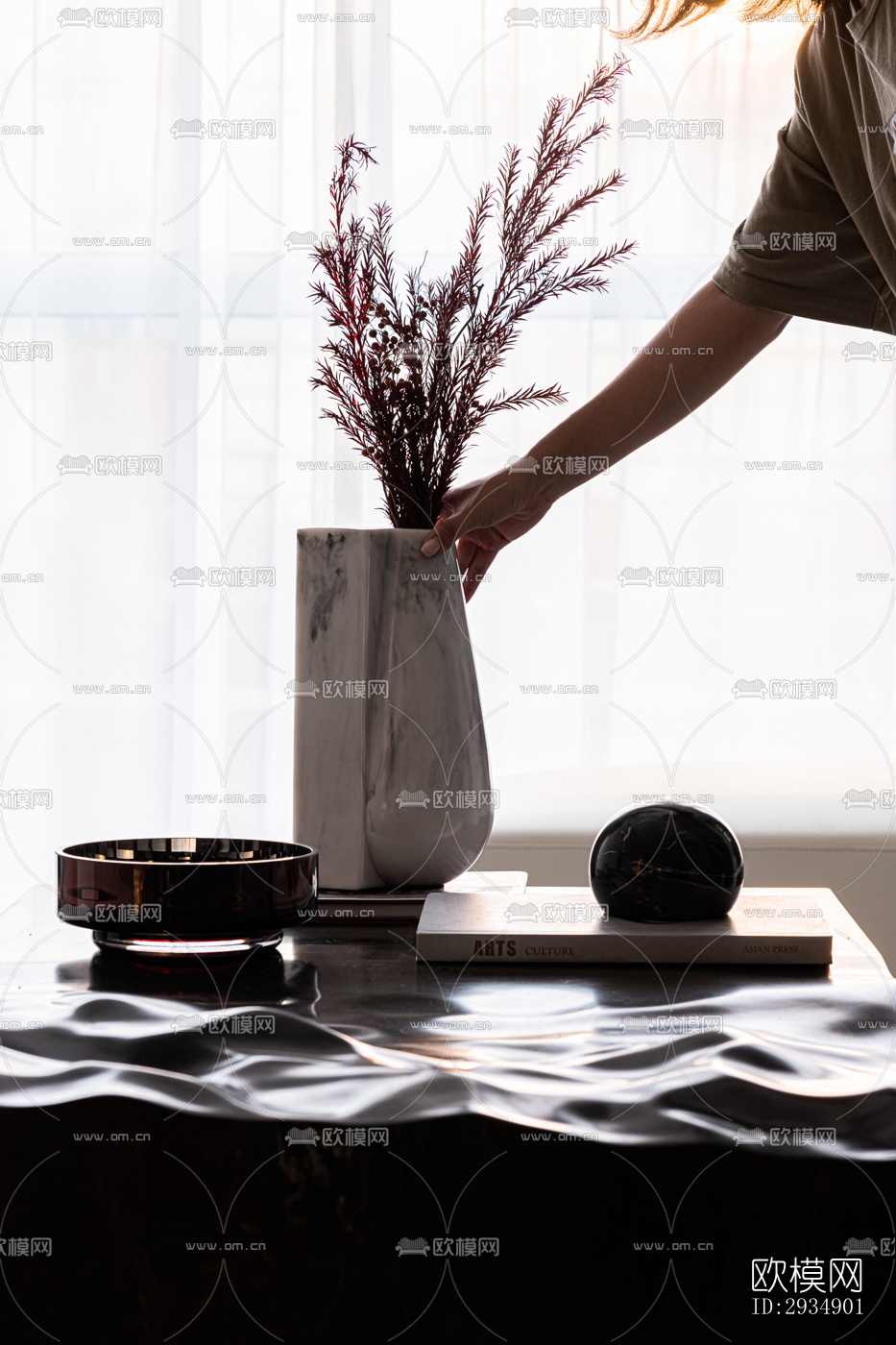 现代平层效果图下载（渲染图13）