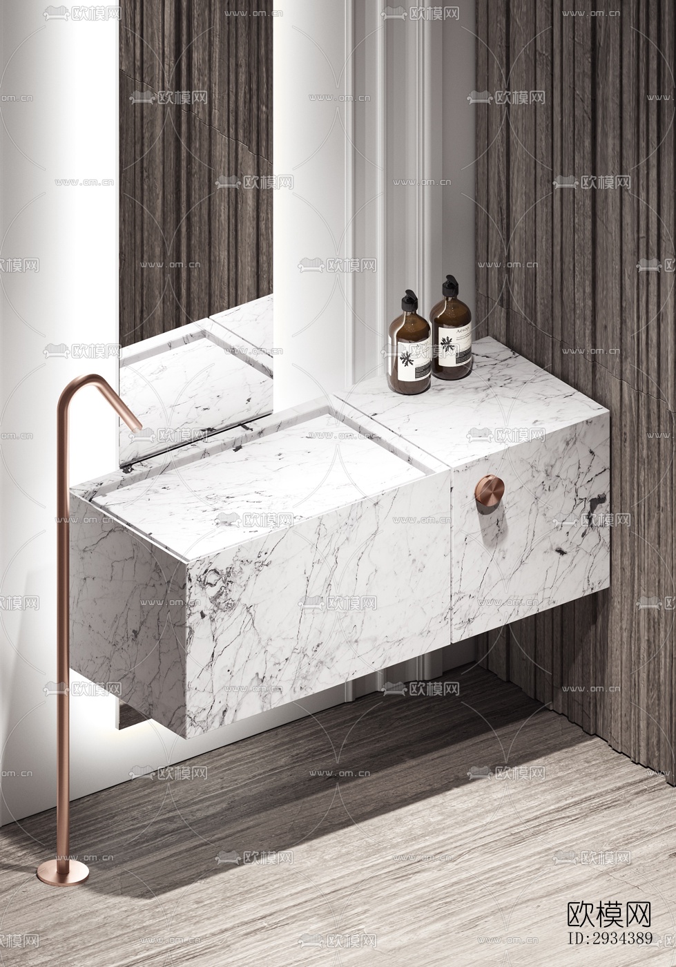 北欧平层效果图下载（渲染图2）