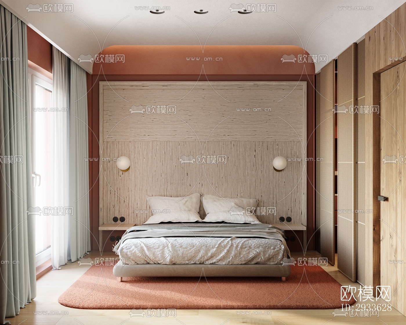 北欧公寓效果图下载（渲染图1）