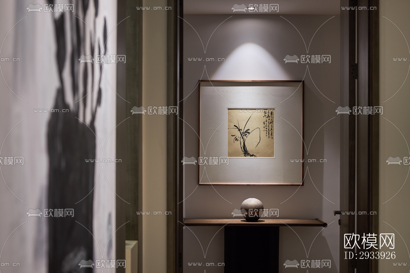 新中式别墅效果图下载（渲染图5）