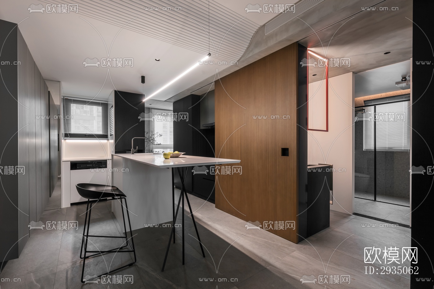 高级灰平层效果图下载（渲染图4）