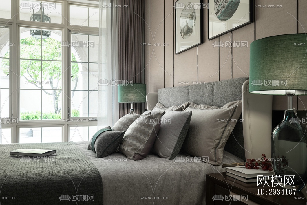 现代别墅效果图下载（渲染图10）