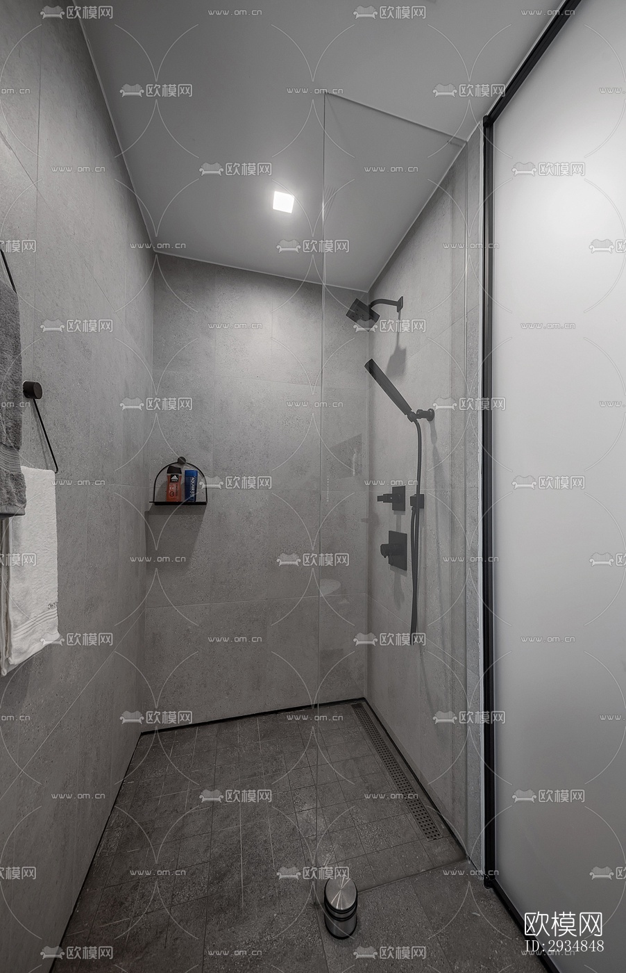 现代平层效果图下载（渲染图12）