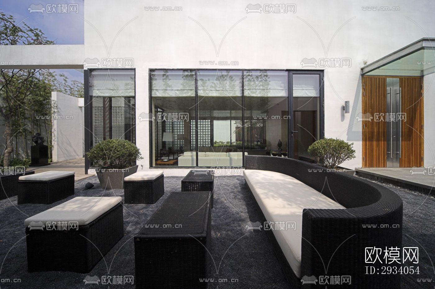 现代别墅效果图下载（渲染图5）