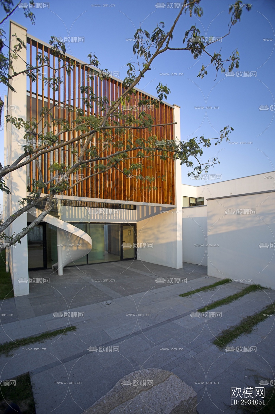 现代别墅效果图下载（渲染图4）