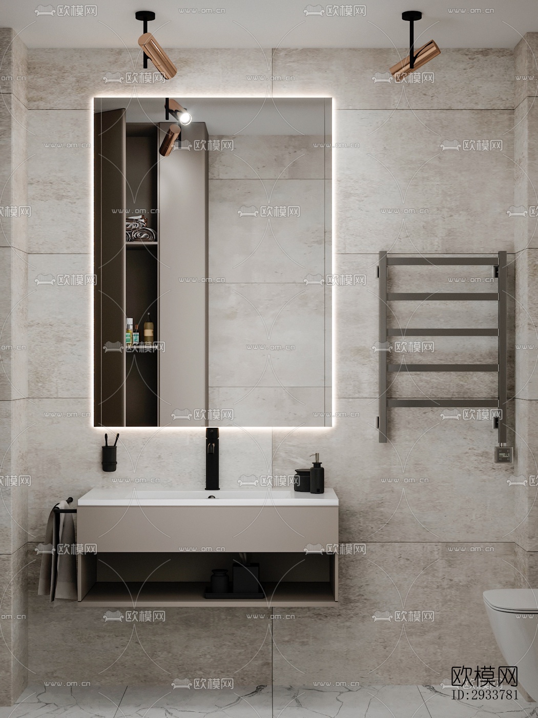 现代公寓效果图下载（渲染图11）