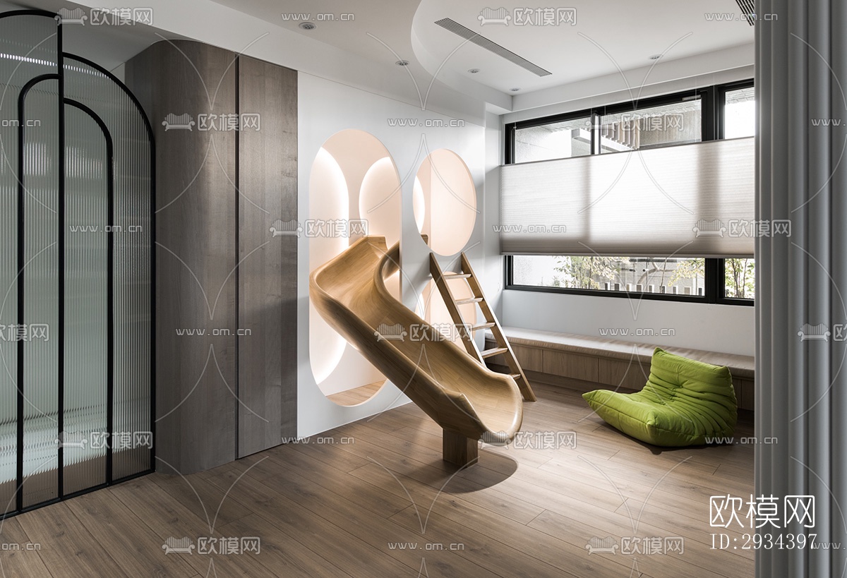 北欧平层效果图下载（渲染图6）