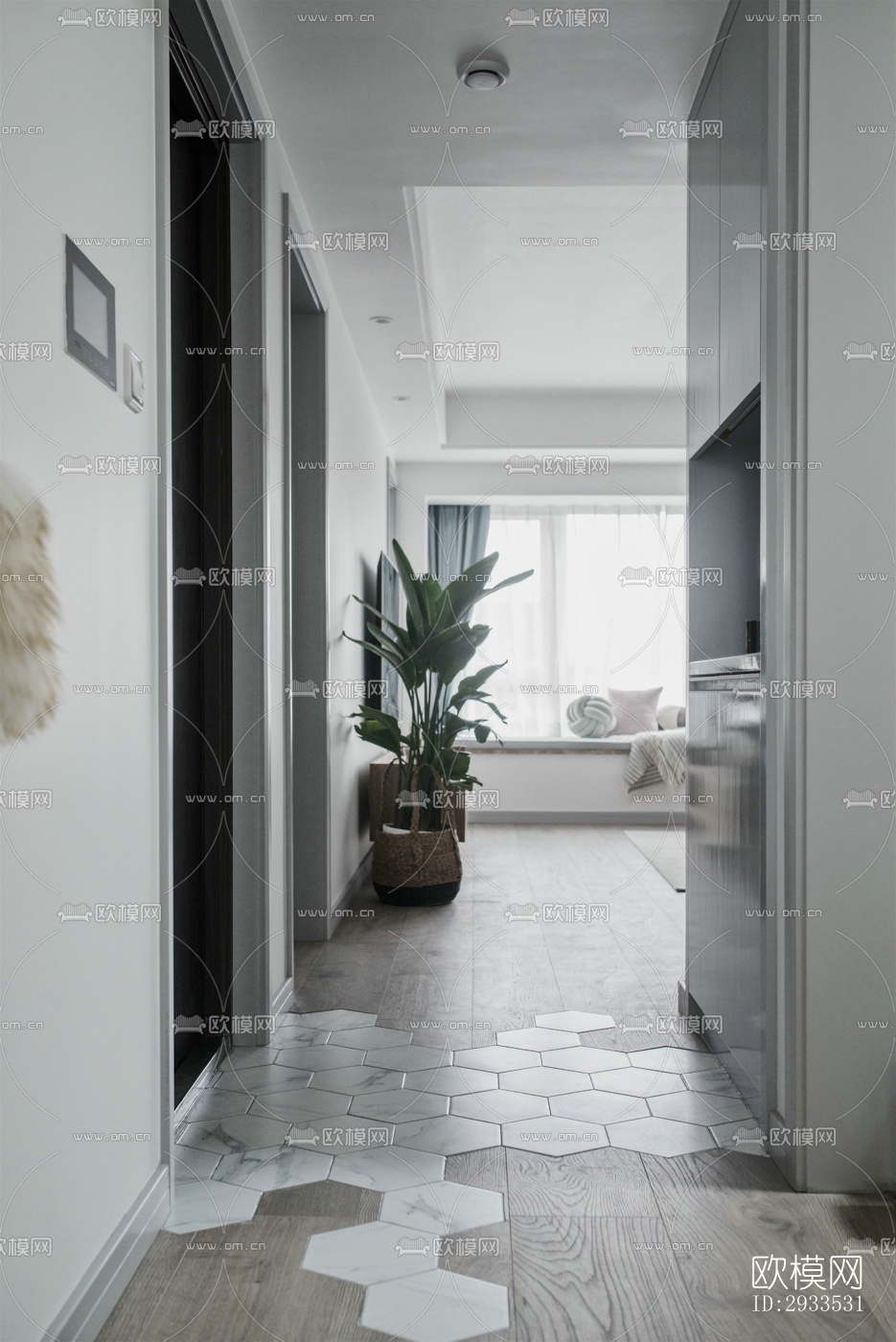 北欧公寓效果图下载（渲染图20）