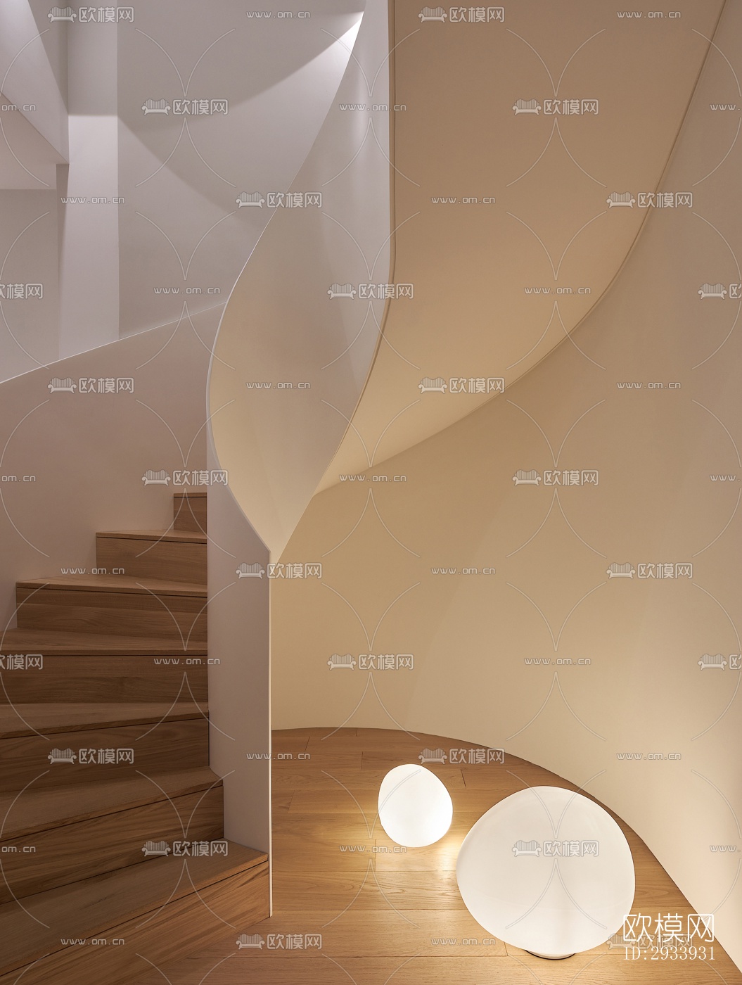 新中式别墅效果图下载（渲染图2）