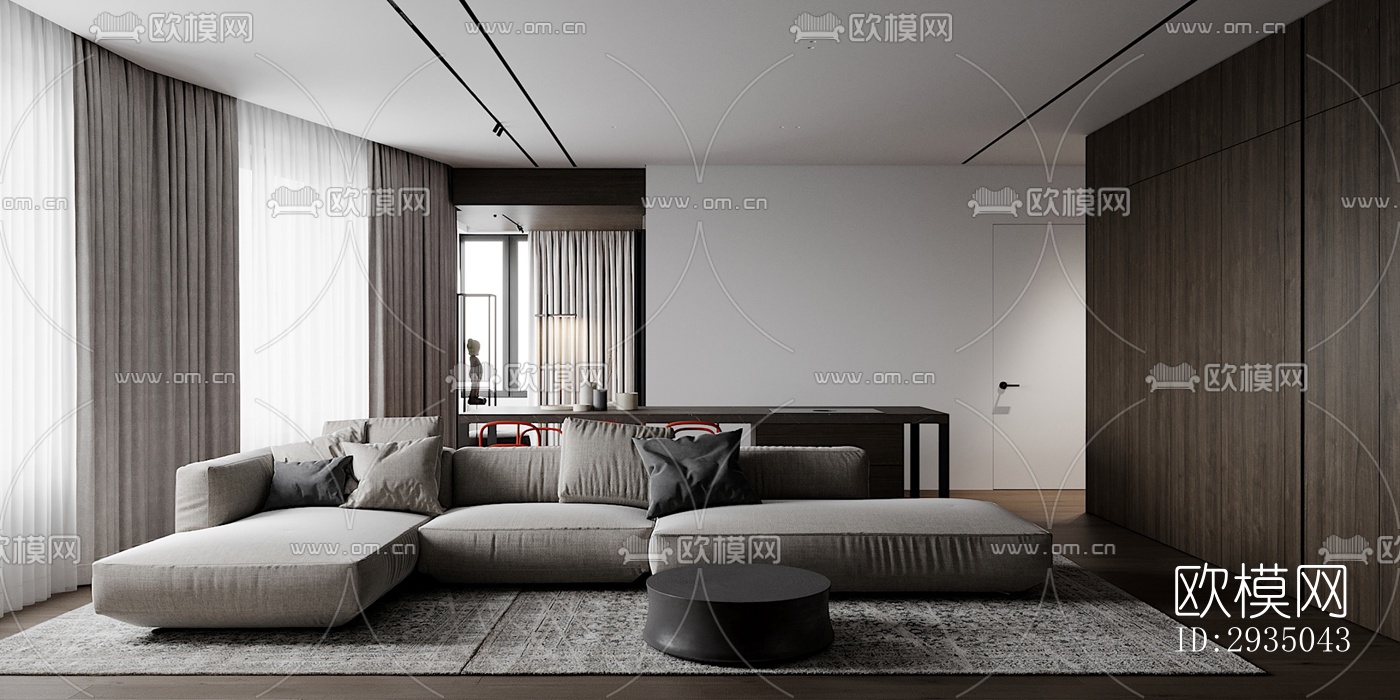 高级灰平层效果图下载（渲染图1）