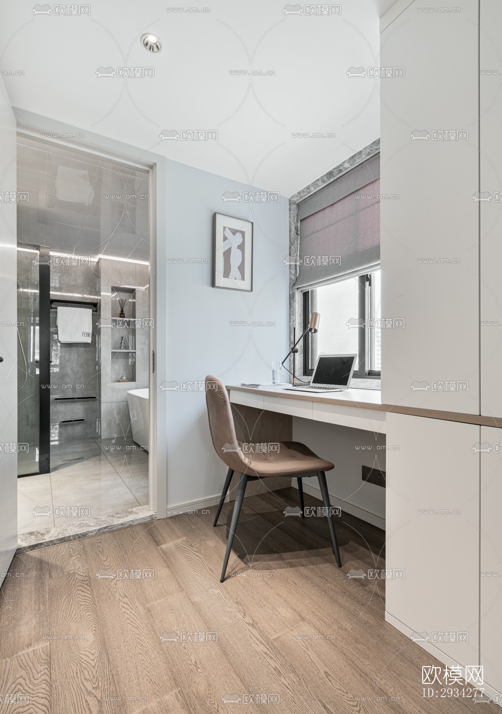 现代复式效果图下载（渲染图9）