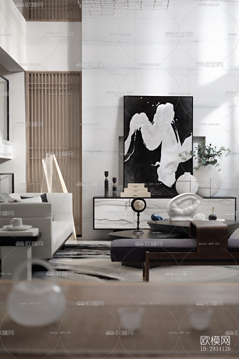 现代别墅效果图下载（渲染图13）