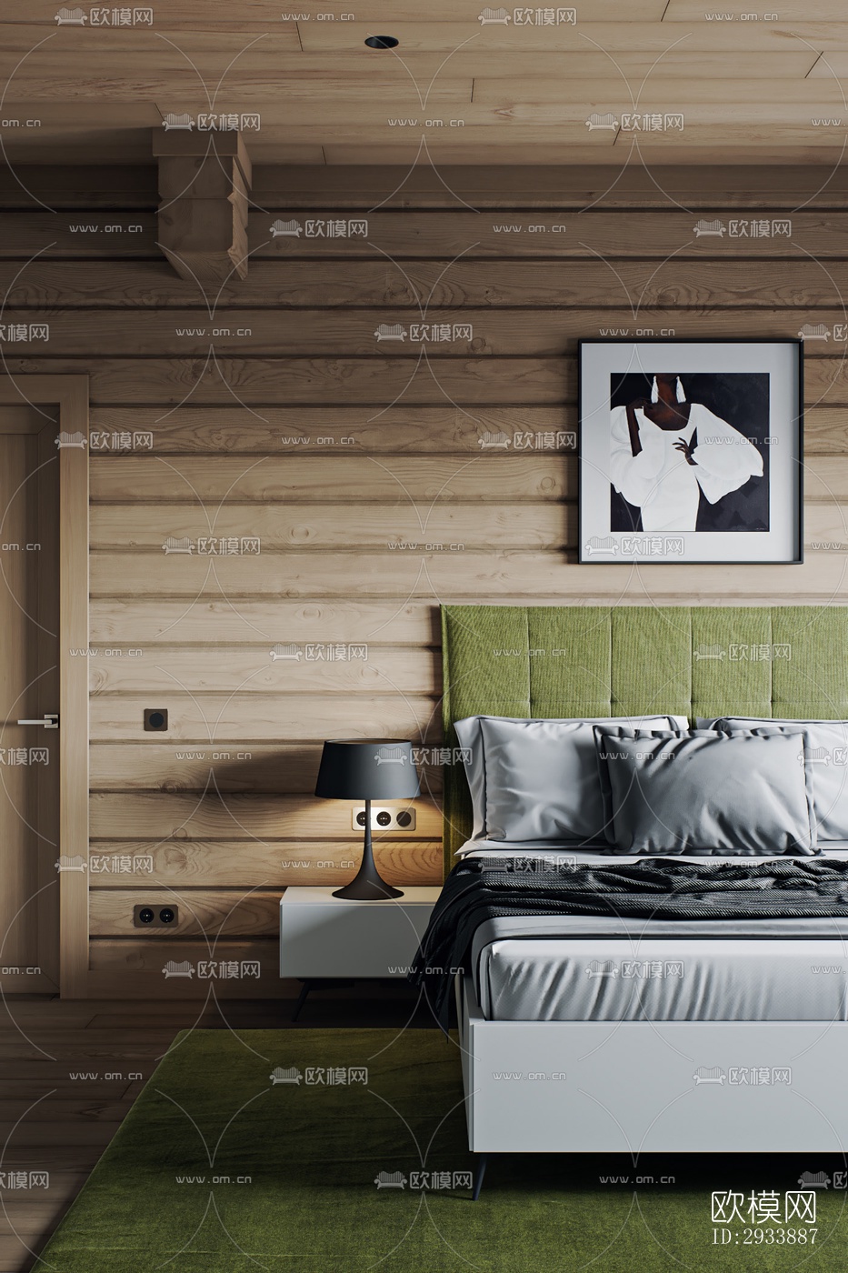 北欧别墅效果图下载（渲染图6）